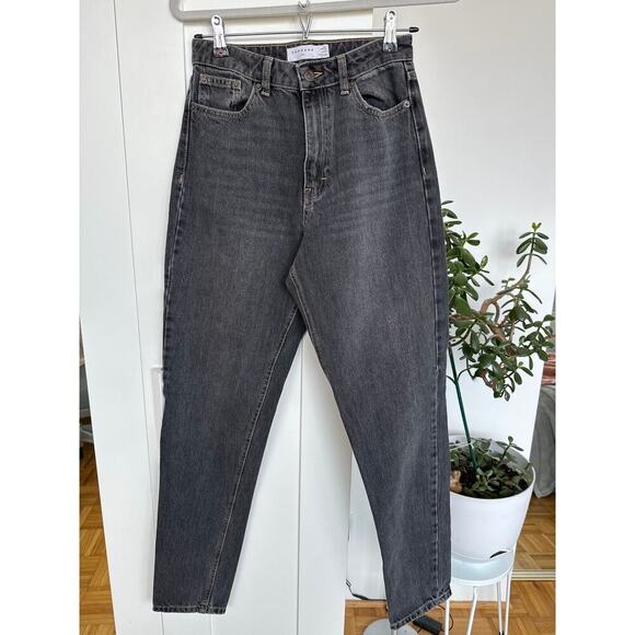 TOPSHOP Women's Mom Jeans, Size W28 Tall, Like New - Picture 1 of 4